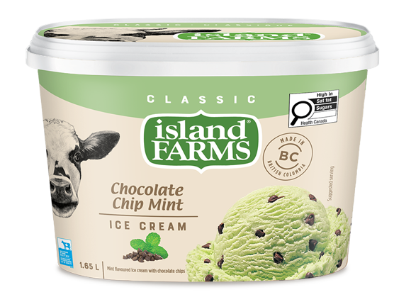 Classic Chocolate Chip Mint Ice Cream | Island Farms